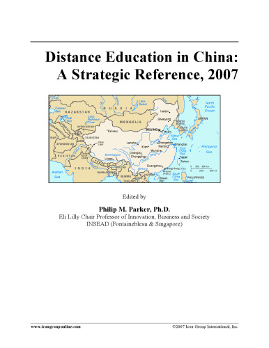 Distance Education in China: A Strategic Reference, 2007