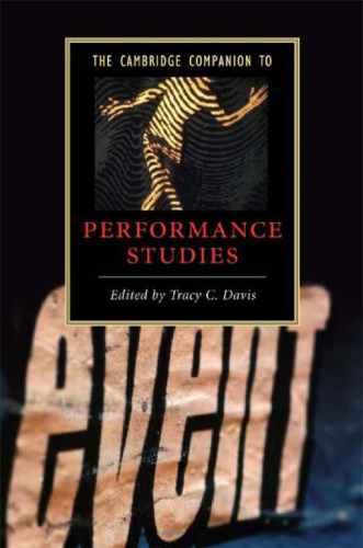 The Cambridge Companion to Performance Studies