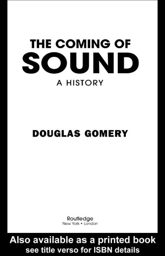 The Coming of Sound