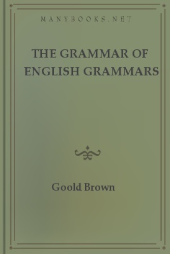 The Grammar of English Grammars