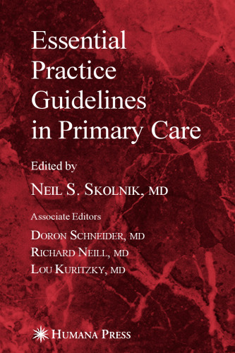 Essential Practice Guidelines in Primary Care (Current Clinical Practice)