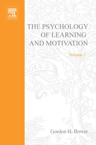 The psychology of learning and motivation: advances in research and theory