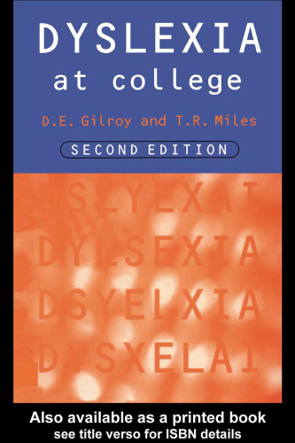 Dyslexia at College 2nd Edition