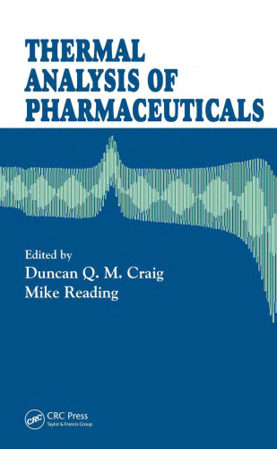 Thermal Analysis of Pharmaceuticals