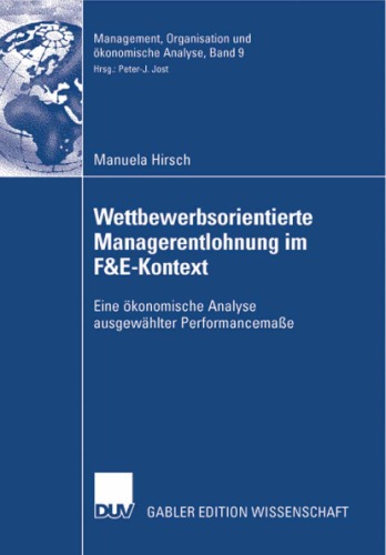 Wettbewerbsorientierte Managerentlohnung im F&E-Ko