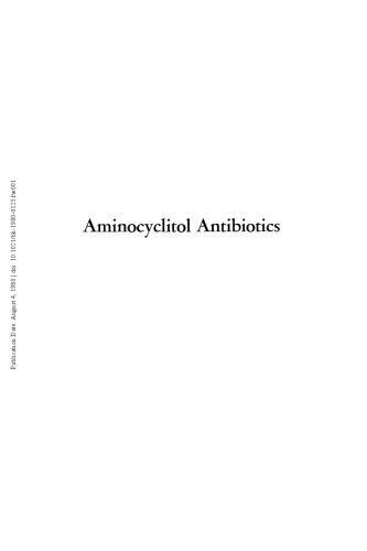 Aminocyclitol Antibiotics