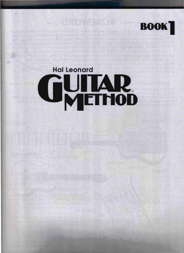 Hal Leonard Guitar Method. Book 1