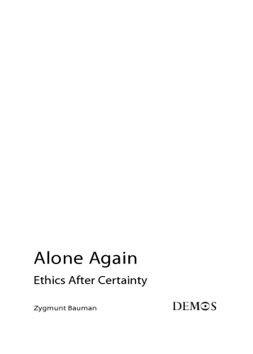 Alone Again (Demos Papers)