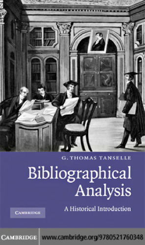 Bibliographical Analysis: A Historical Introduction