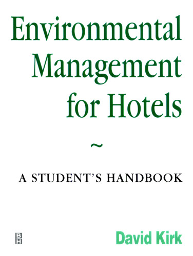 Environmental Management for Hotels: A Student's Handbook