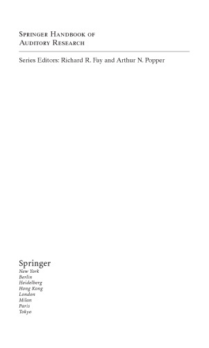 Speech Processing in the Auditory System (Springer Handbook of Auditory Research)