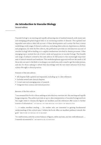 Introduction to Vascular Biology: From Basic Science to Clinical Practice