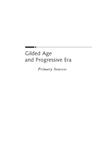 Gilded Age & Progressive Era