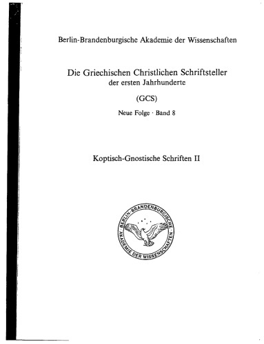 Nag Hammadi Deutsch, Band 1: NHC I,1-V,1 (Die Griechischen Christlichen Schriftsteller der ersten Jahrhunderte N.F. Band 8)