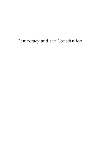 Democracy and the Constitution: Essays by Walter Berns (Landmarks of Contemporary Political Thought)