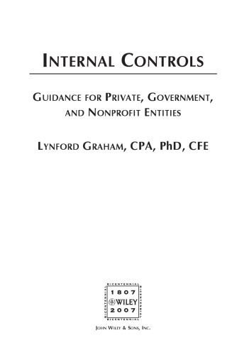 Internal Controls: Guidance for Private, Government, and Nonprofit Entities