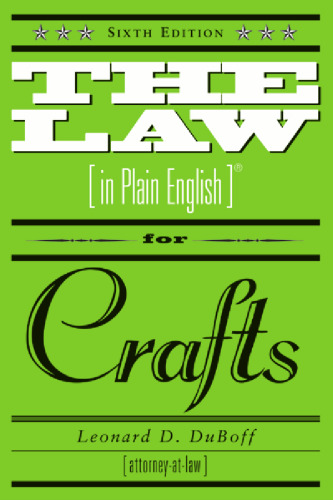 The Law in Plain English for Crafts