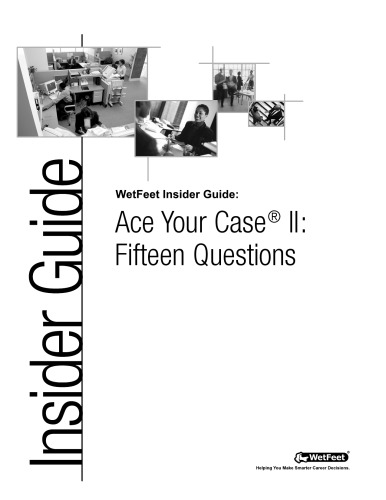 Ace Your Case II: Fifteen Questions