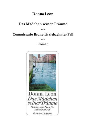 Das Madchen seiner Traume. Commissario Brunettis siebzehnter Fall.