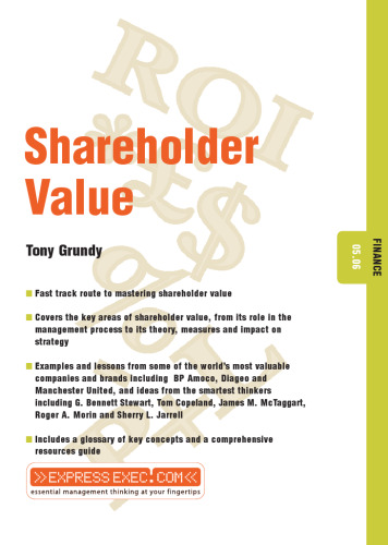 Shareholder Value (Express Exec)