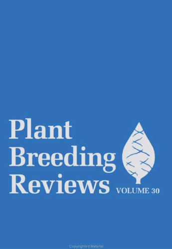 Plant Breeding Reviews, Volume 30