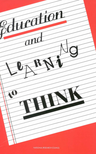 Education and Learning to Think