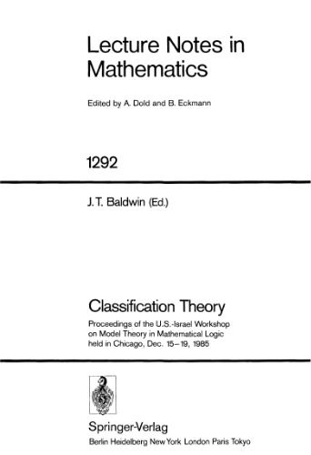 Classification Theory