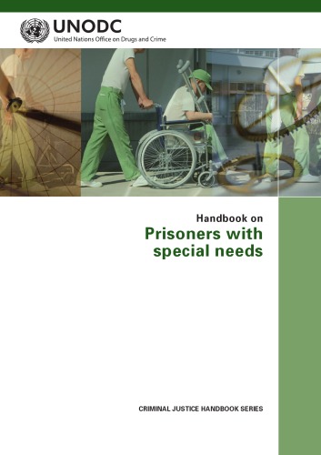 Handbook on Prisoners With Special Needs (Criminal Justice Handbook Series)