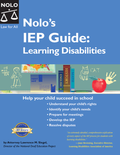 Nolo's IEP Guide: Learning Disabilities