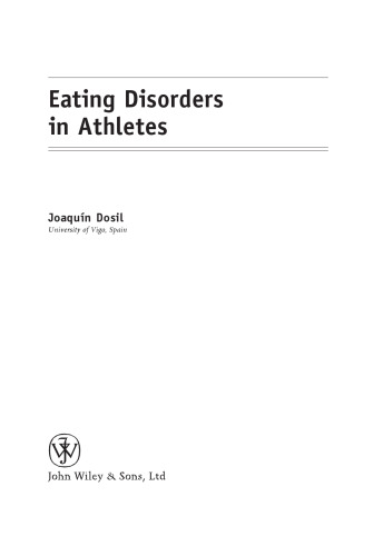 Eating Disorders in Athletes