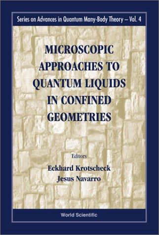 Microscopic Approaches to Quantum Liquids in Confined Geometries