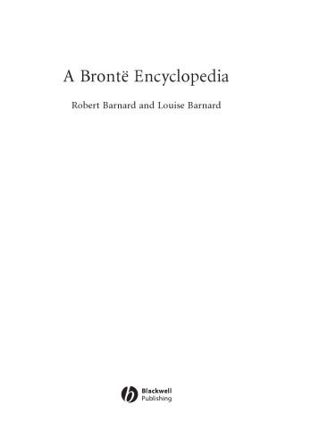 A Bronte Encyclopedia