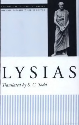 Lysias (The Oratory of Classical Greece Series, 2)