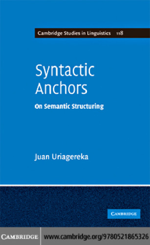 Syntactic Anchors: On Semantic Structuring