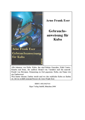 Gebrauchsanweisung fur Kuba