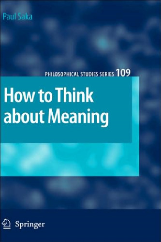 How to Think about Meaning