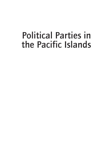 Political Parties in the Pacific Islands