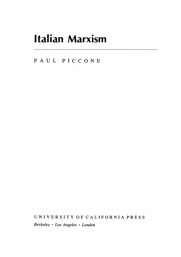 Italian Marxism