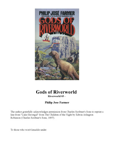 The Gods of Riverworld (Riverworld Saga, No 5)