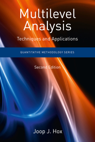 Multilevel Analysis: Techniques and Applications, Second Edition