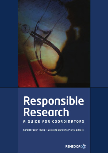 Responsible Research: A Guide For Coordinator's