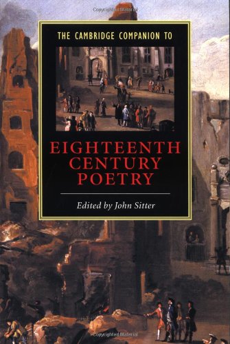 The Cambridge Companion to Eighteenth-Century Poetry (Cambridge Companions to Literature)