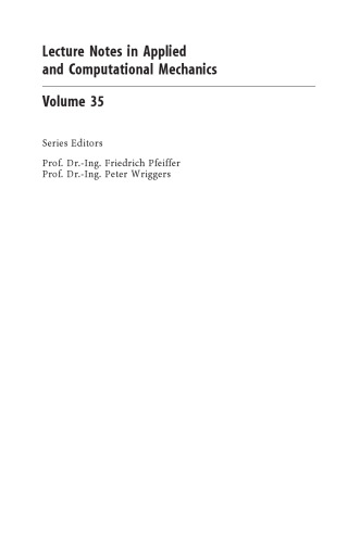 Numerical Methods for Nonsmooth Dynamical Systems: Applications in Mechanics and Electronics (Lecture Notes in Applied and Computational Mechanics)