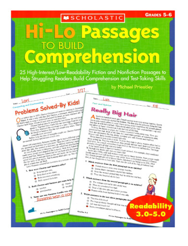 Hi-lo Passages To Build Reading Comprehension Grades 5-6