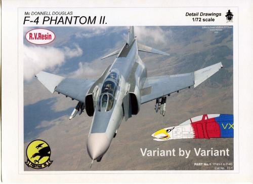 F-4 Phantom II Variant by Variant Part 1 (Detail Drawings 1:72 Scale)