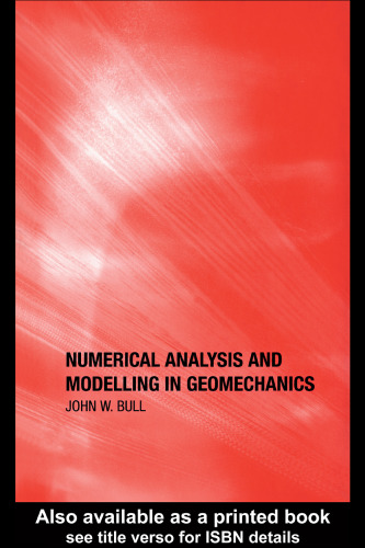 Numerical Analysis and Modelling in Geomechanics