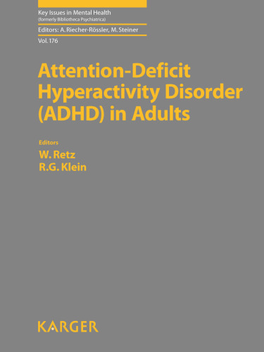 Attention-Deficit Hyperactivity Disorder (ADHD) in Adults (Key Issues in Mental Health)