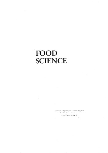 Food Science (Food Science Texts)