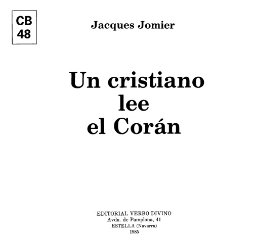 Un Cristiano Lee el Coran