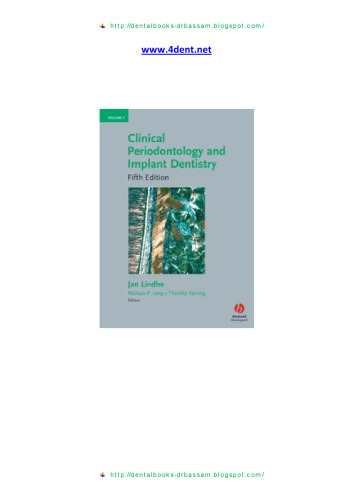 Clinical Periodontology and Implant Dentistry, 2 Volumes - 5Th Edition